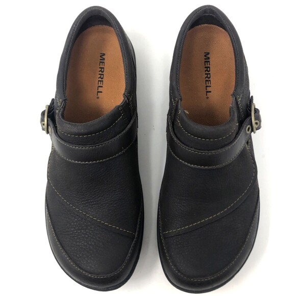 Merrell Dassie Buckle Shoes Womens Sz 8.5 Espresso Brown Trail Hiking Comfort - Picture 5 of 14